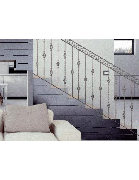 BARROTE FORJA SALOMONICO 1 PIÑA C12