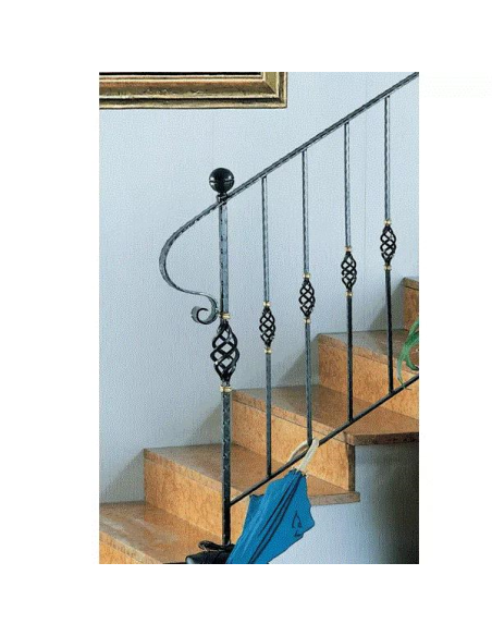 BARROTE FORJA SALOMONICO 1 PIÑA C12