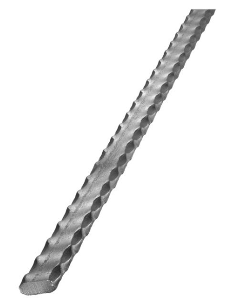 PLETINA FORJA PASAMANOS  40X8 3M GRABADA LATERAL