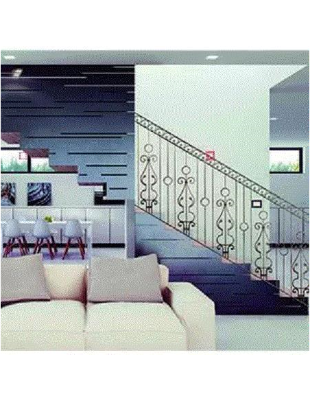 PLETINA FORJA PASAMANOS 1/2 CAÑA 50X14 6M