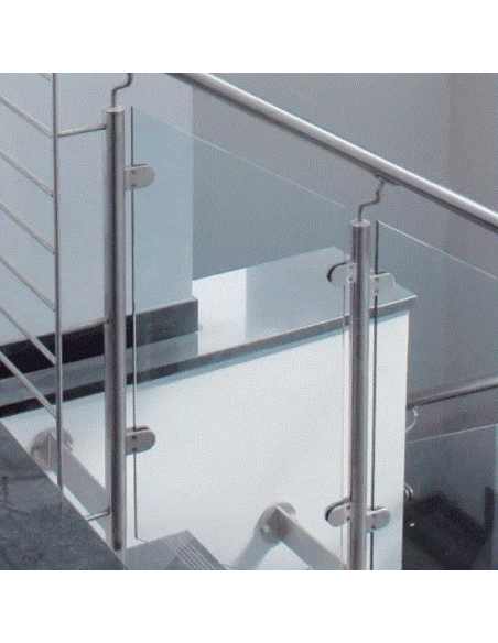 PINZA HUECA INOX MATE PARA TUBO MEDIA LUNA (E0082)