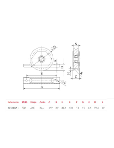 POLEA 100X27 R20 C/SOPORTE (PM100CS) 2