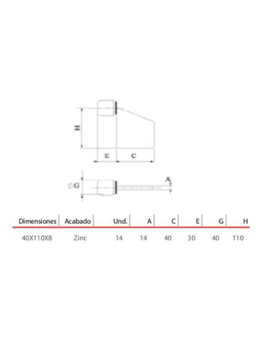TOPE CORREDERA  P.M. (PMTPC)