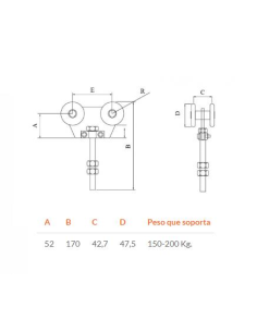 CARRITO DOBLE DE 60 GRANDE (R-2-G-60) 2