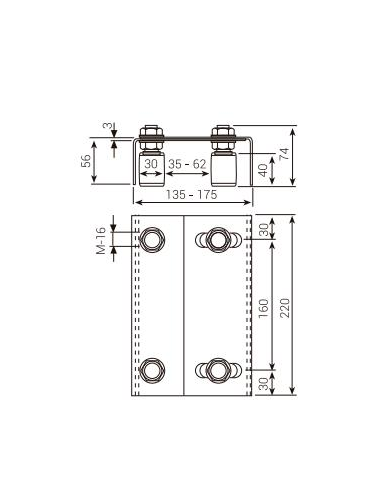 SOPORTE PORTARODILLO PEQUEÑO 462 (PARTIDO) -...