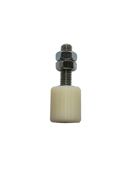 RODILLO NYLON 30 INOX  CON TORNILLO LARGO