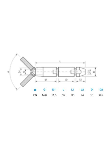 TERMINAL APRIETE RAPIDO ROSCA EXT. C-5MM 1008-R...