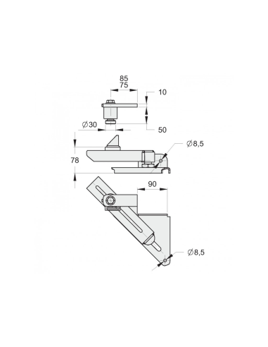 PERNIO C/RODAMIENTO LIBRA PENDIENTES (...