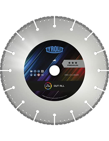 DISCO CORTE UNIVERSAL TYROLIT UC3 230X3X22.23