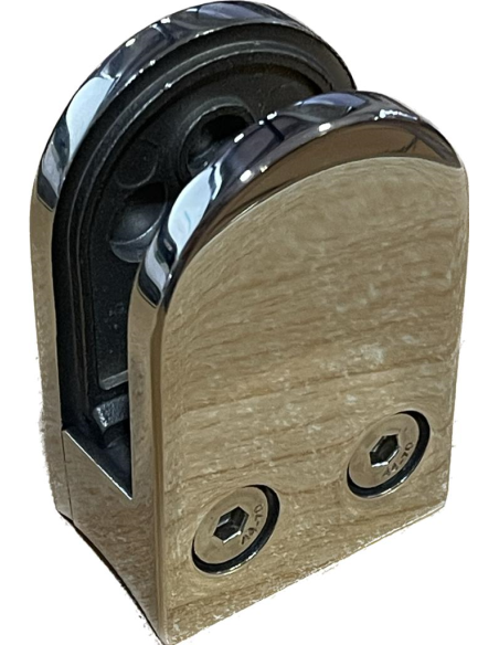 PINZA INOX  MEDIA LUNA P/TUBO BRILLO V8- ó 10MM ( I )